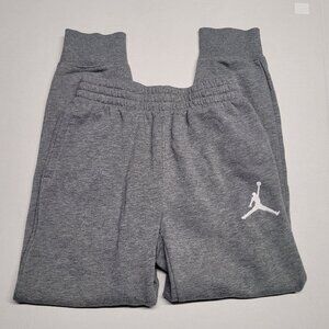 Jodan Boy’s sweatpants size Small color gray white
